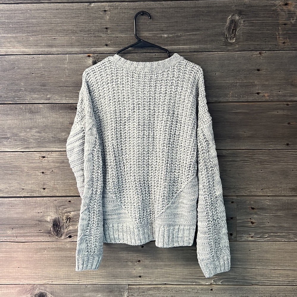 Emmer & Oat “Swiss Alps Sweater”-Gray/Light Gray - Picture 4 of 5
